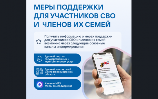 Основные каналы информирования о мерах поддержки для участников СВО и членов их семей
